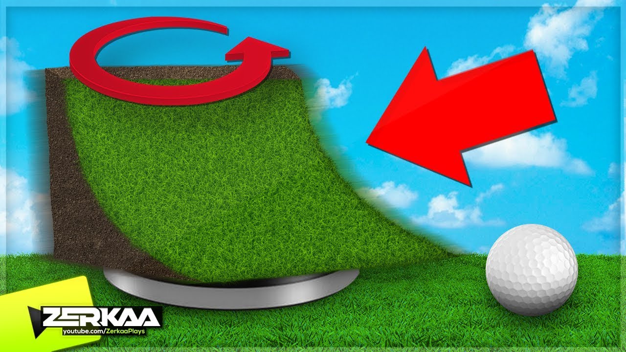 IMPOSSIBLE SPINNING RAMPS? (Golf It)