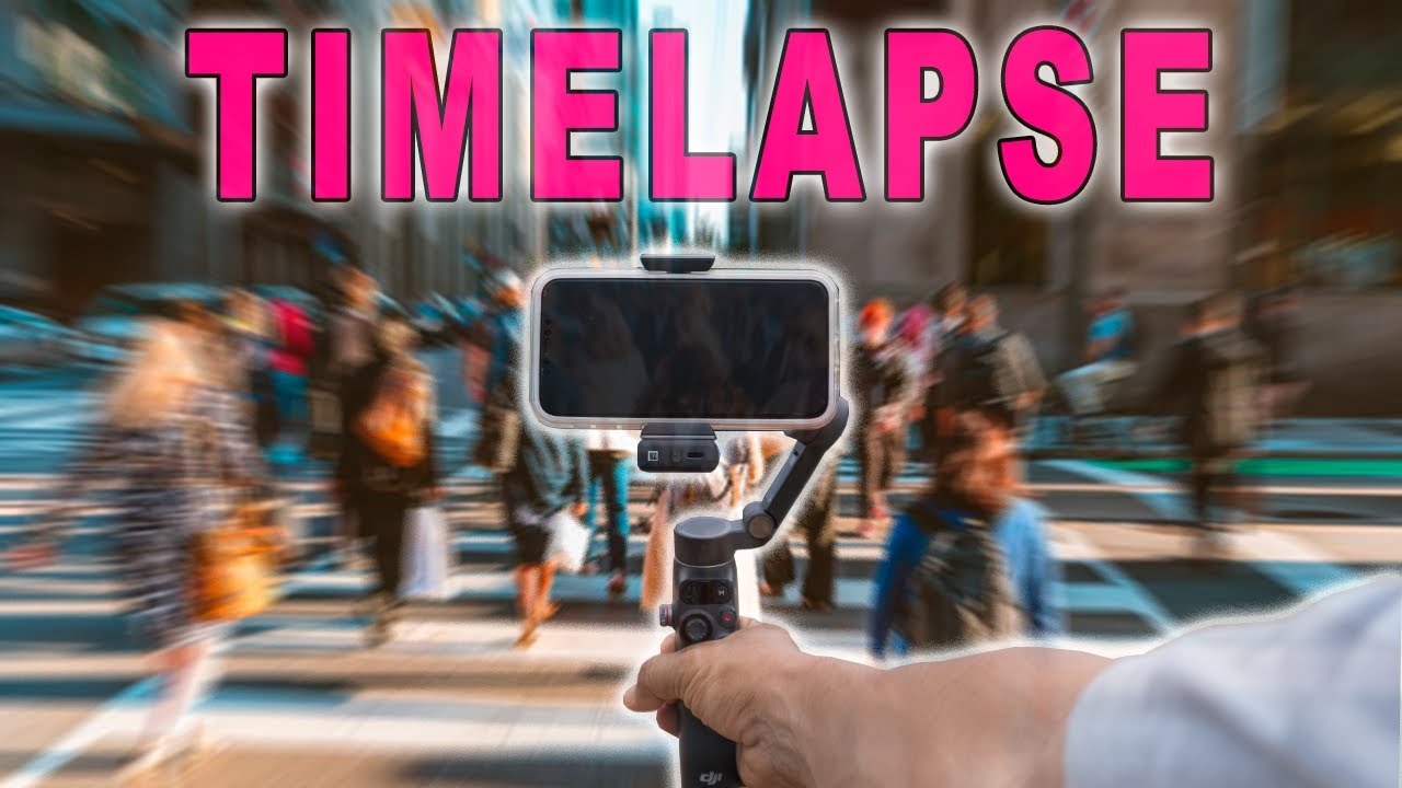DJI Osmo Mobile 7P: Tutorial VIDEOS en CÁMARA RÁPIDA (Timelapse)