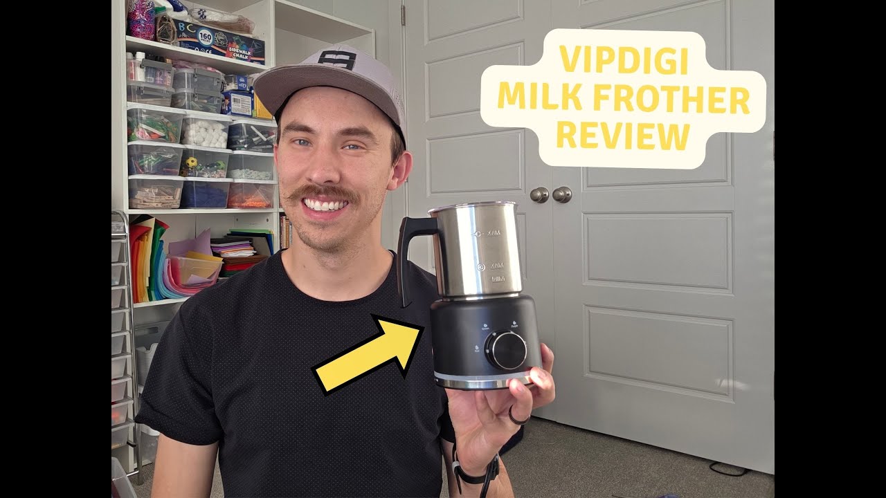 VIPDIGI Milk Frother Review | Hot & Cold Froth at Home ☕🥛