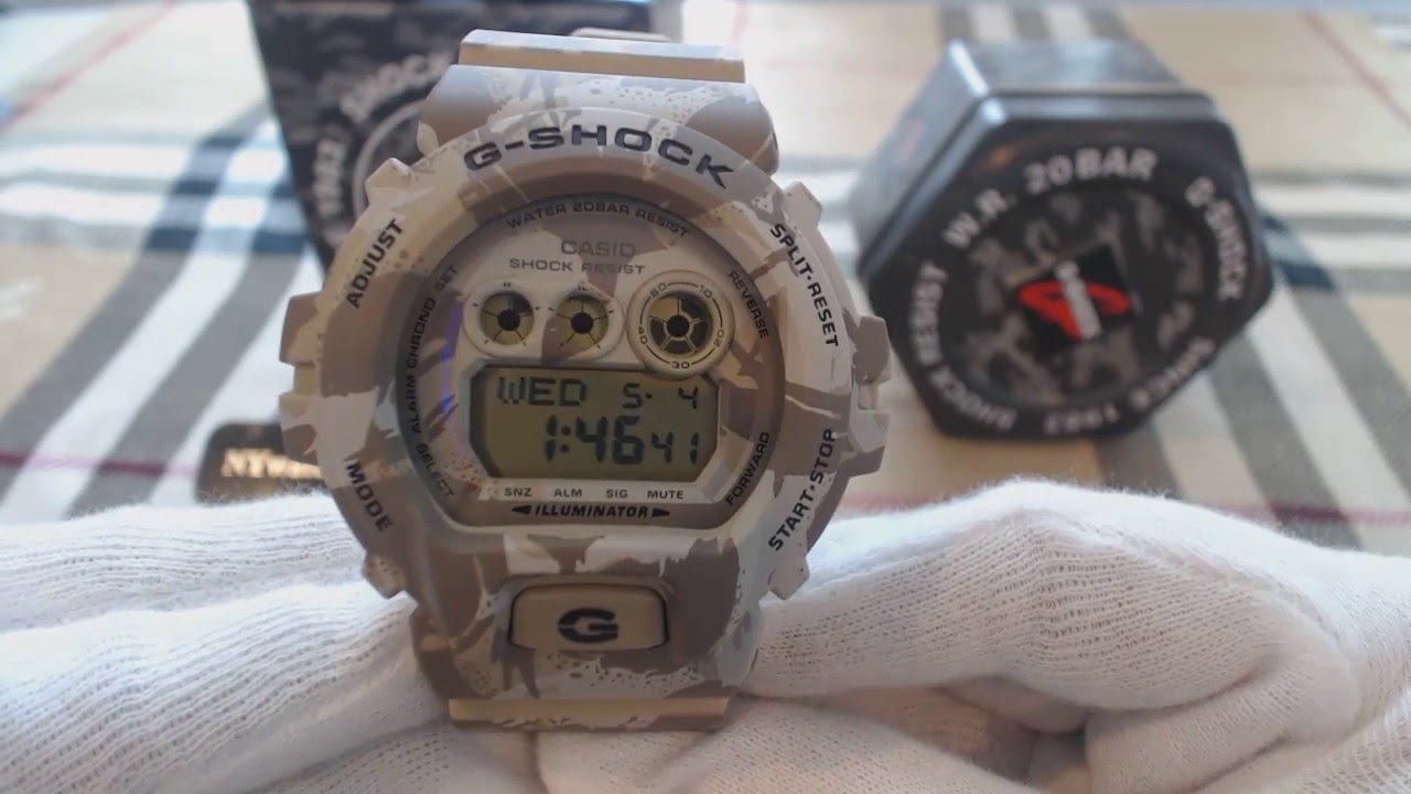 Casio G Shock Camouflage 6900 Watch GDX6900MC-5