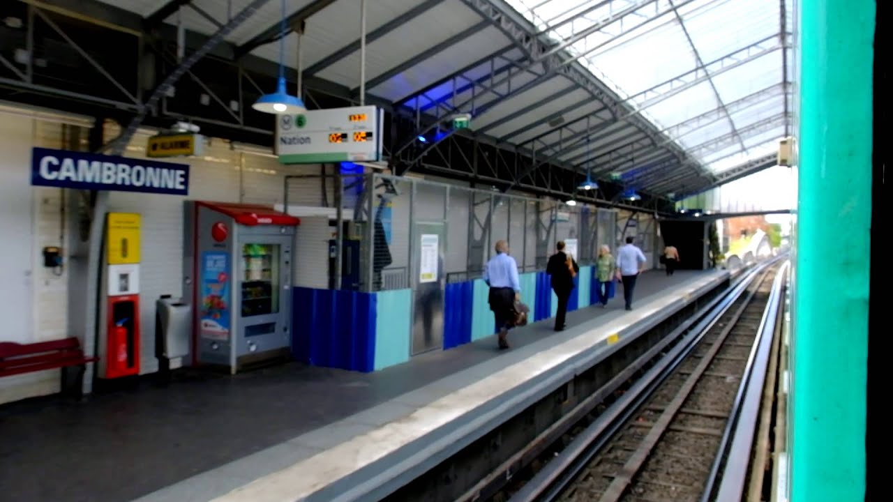 Paris Metro: From Montparnasse to Bir Hakeim, Tour Eiffel - FULL HD