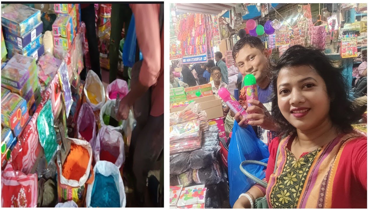 Holi Shopping 2026#minivlog #love #holi #viralvideo 🫟😊