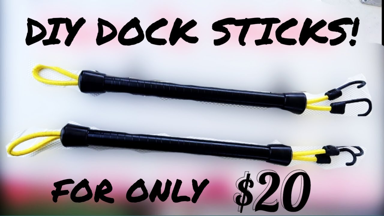 How To Make Dock Sticks For Your Boat! DIY DOCK STICKS!!!