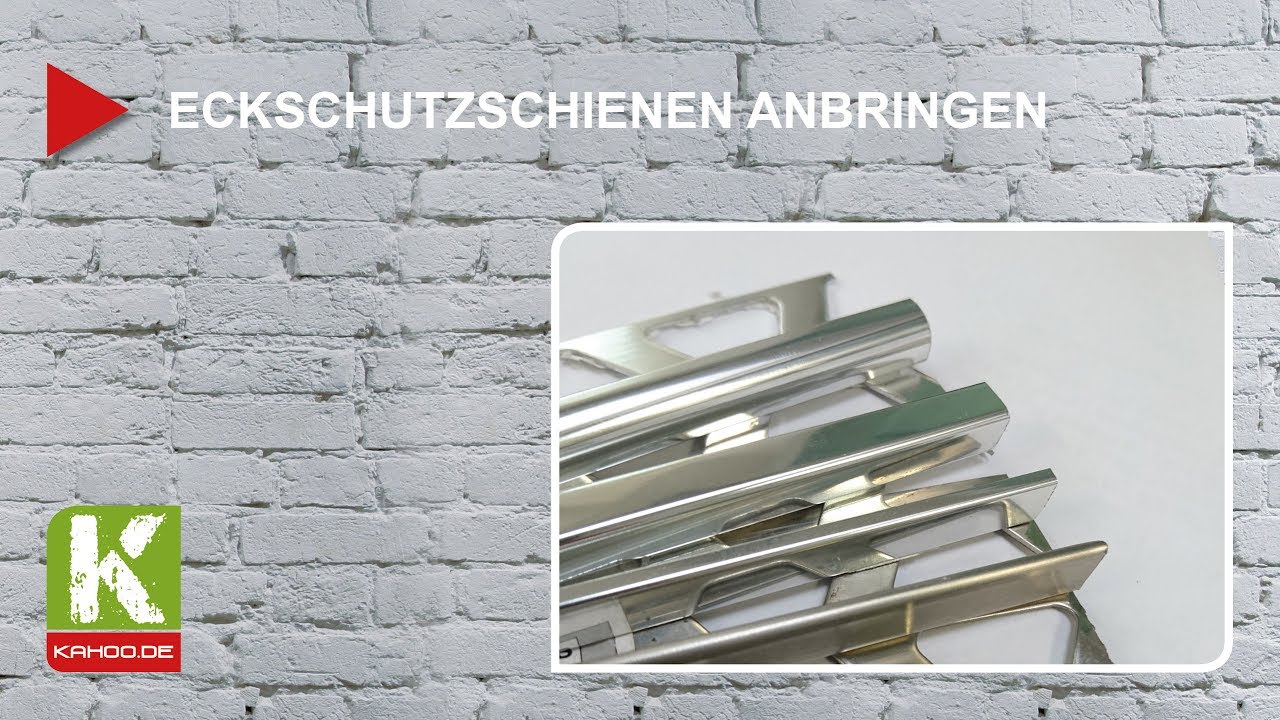 Eckschutzschienen anbringen - Edler Look f&uuml;r den Fliesenbelag