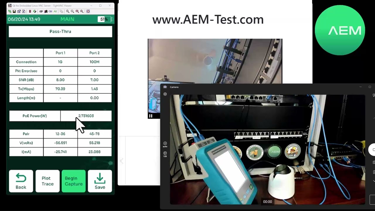 Power over Ethernet In-Line/PassThru Testing Overview