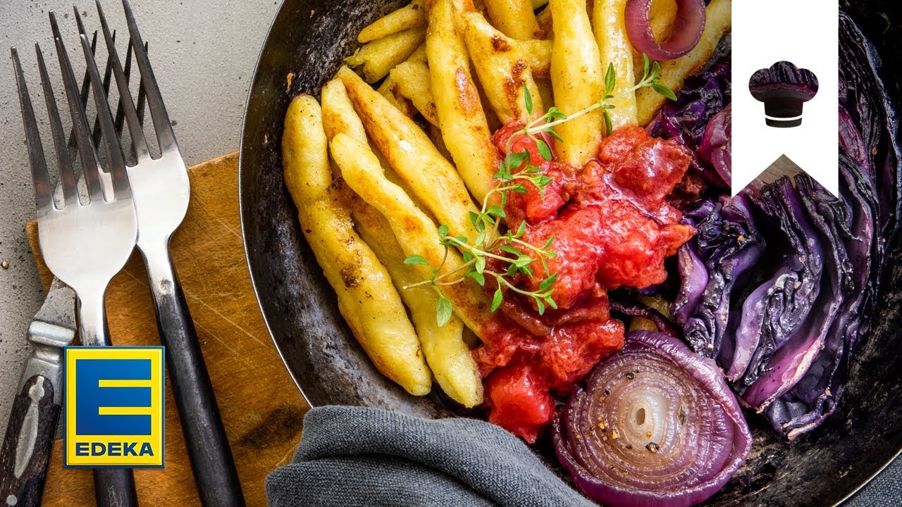 Schupfnudeln selber machen I Klassiker mit Rotkohl und Zwetschgen I EDEKA