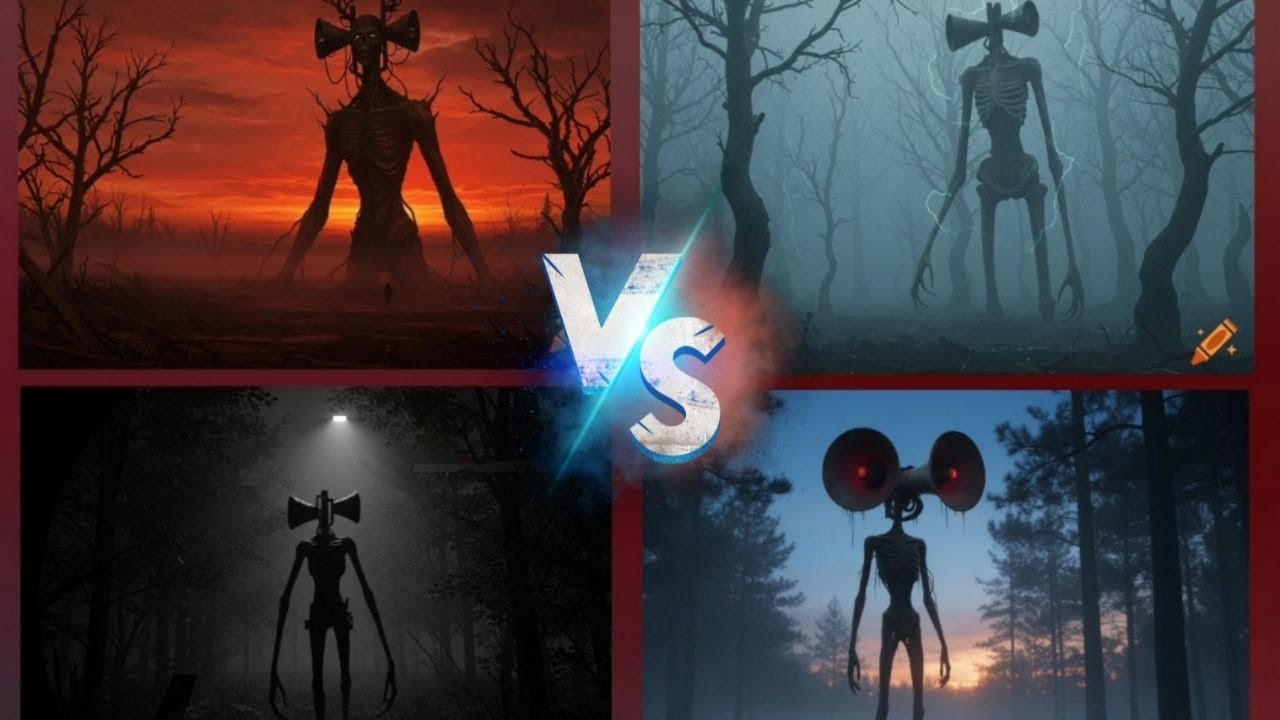Siren Head vs Siren Head | Clone Battle