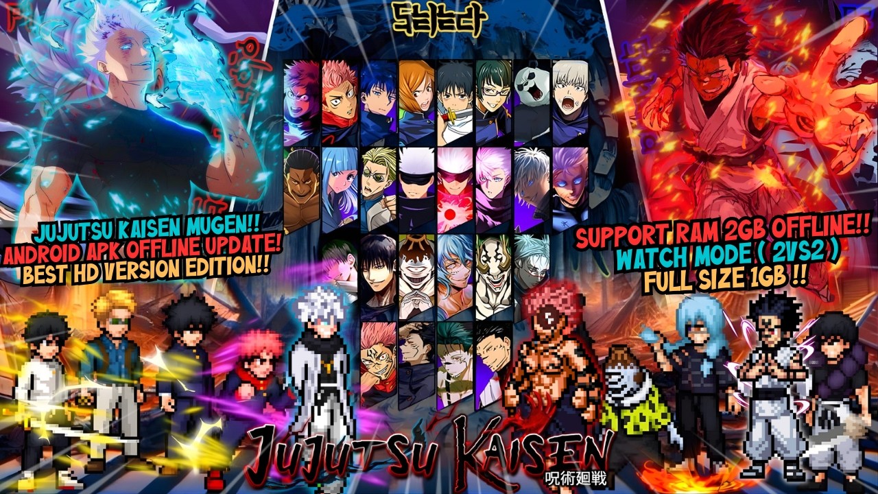 RELEASE NEW‼️ Jujutsu Kaisen Mugen Android OFFLINE - Watch Mode Full Characters Update 2026