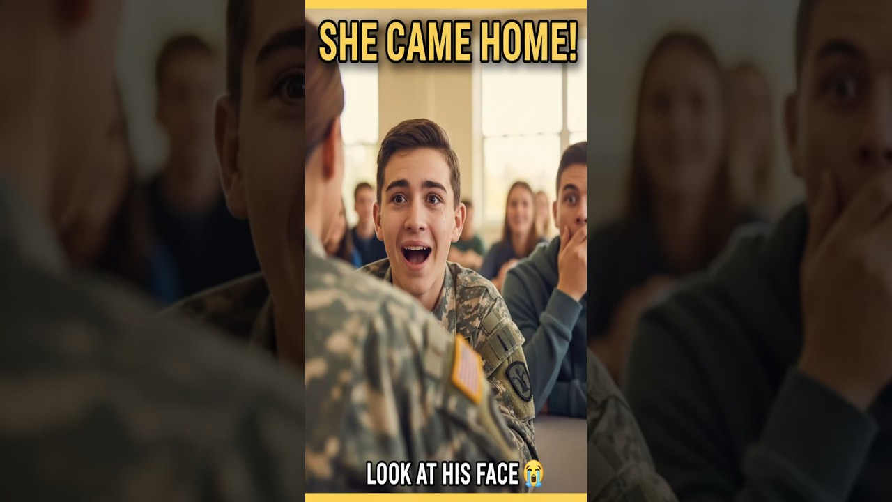 Soldiers Surprise Return Leaves Her Brothers Speechless 