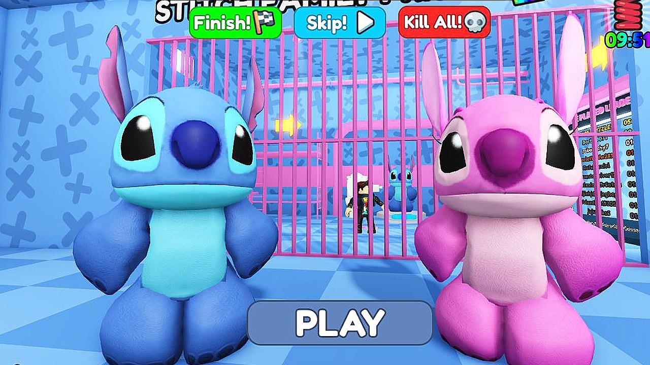 STITCH FAMILY'S PRISON RUN! (OBBY) - Roblox