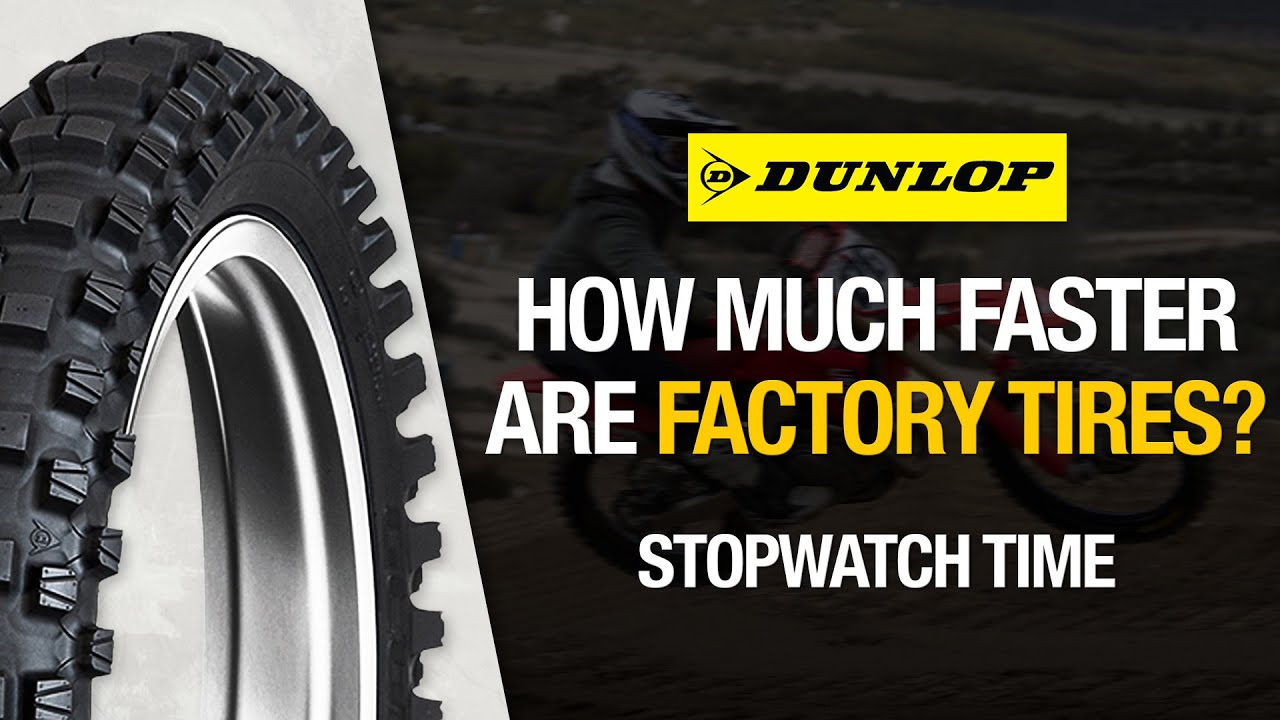 Сравнение заводских и серийных мотокроссовых шин по секундомеру | Dunlop Factory Spec против MX34
