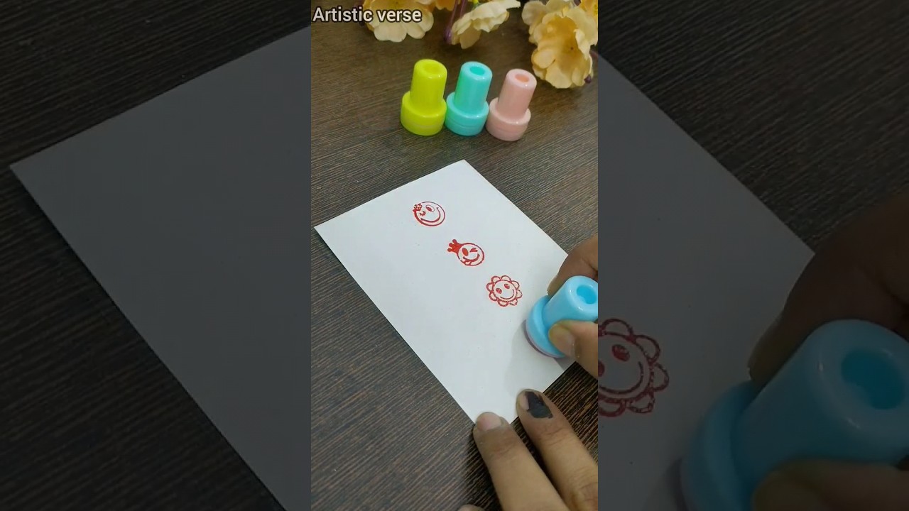Cute stamps #artisticverse #stamps #emojistamps #stamp #arthaul #artsupplies #stationaryshorts #art