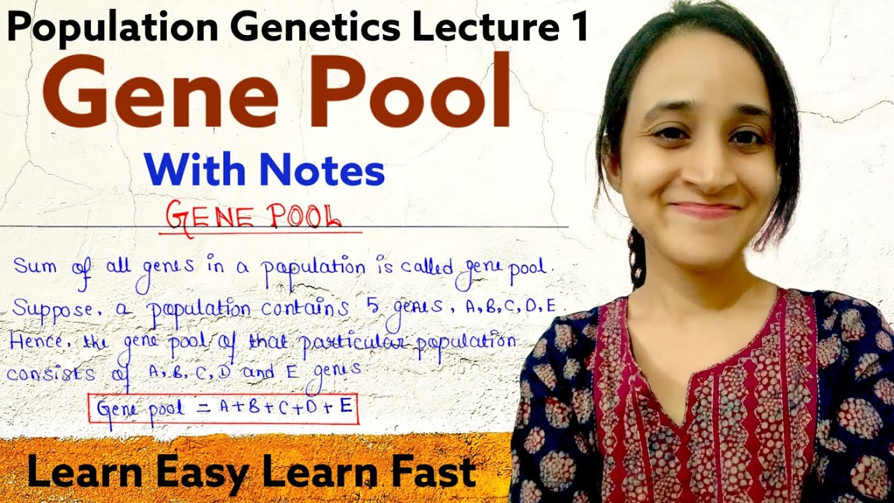 Gene pool | Easiest explanation | Readymade notes for exam | Population Genetics