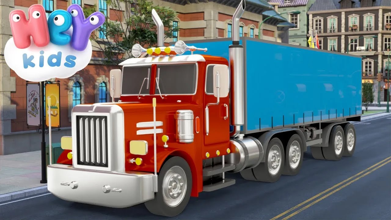 Ciężar&oacute;wki piosenka 🚚 Auta dla dzieci |  HeyKids - Piosenki dla dzieci