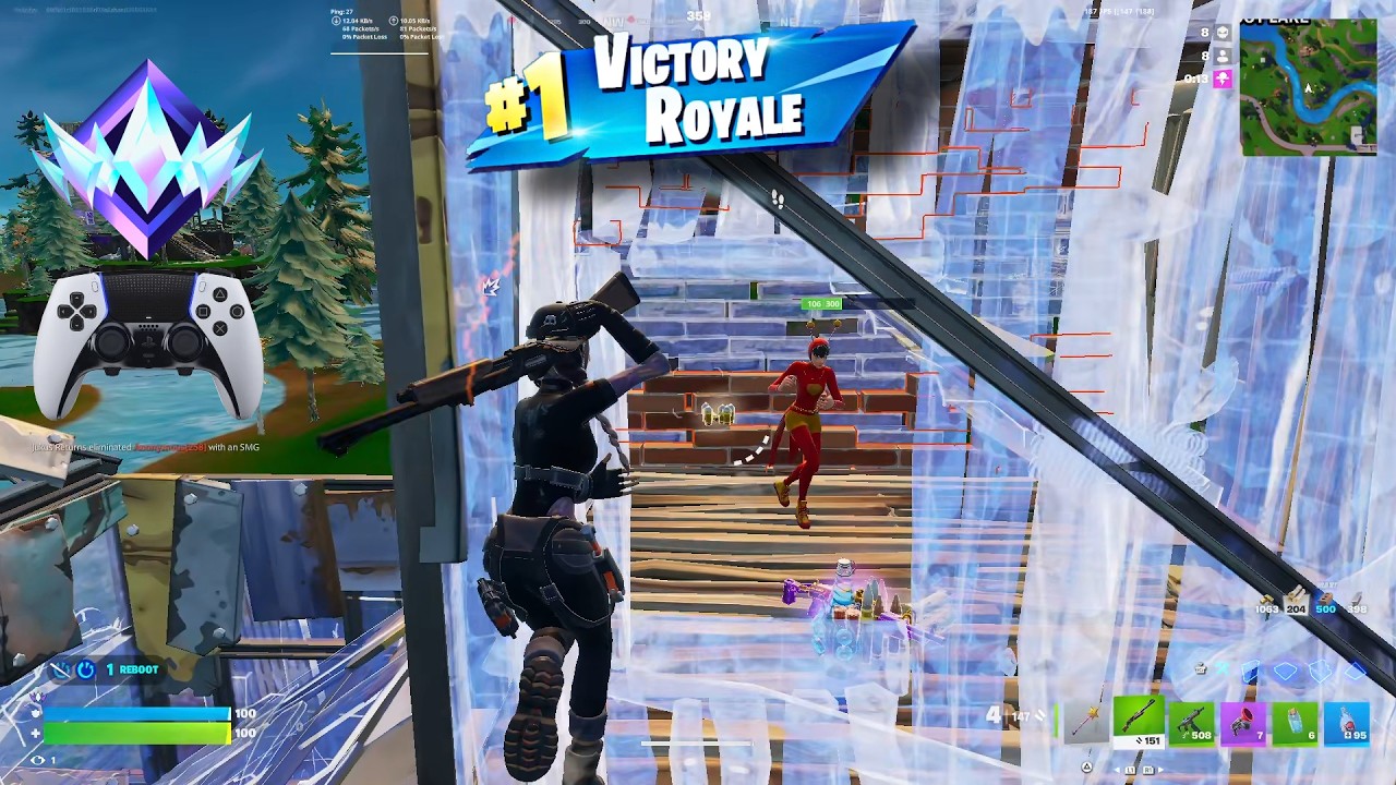 Fortnite Unreal Ranked Reload | PS5 Controller Gameplay