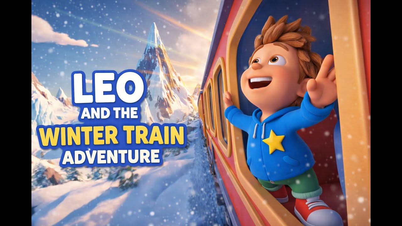 👉 Leo and the Winter Train Adventure 🚂❄️Fun Winter Song for Kids