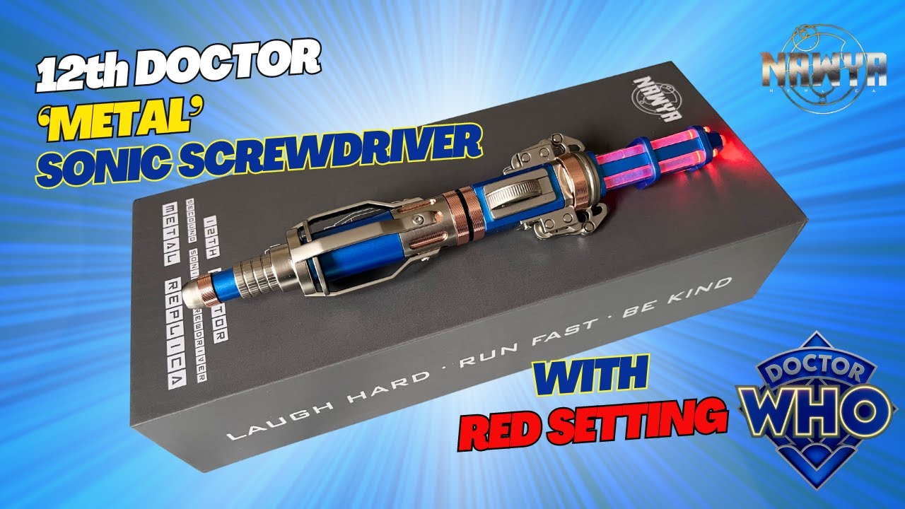 NEW 12th Doctor METAL Sonic Screwdriver By Nawya Replicas