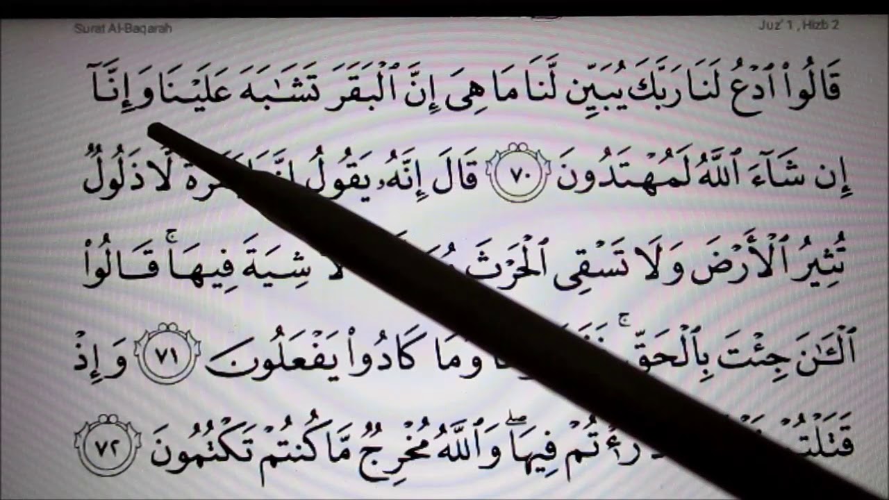 Belajar Membaca Al-Quran Surah Al-Baqarah Ms 10 Dan 11