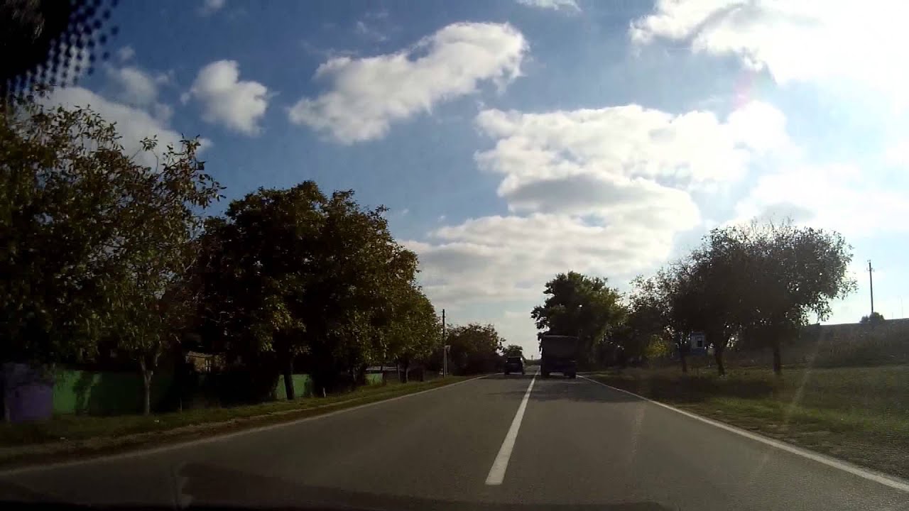 Cimislia-Comrat, part of the road M3 Chisinau-Giurgiulesti (Moldova)