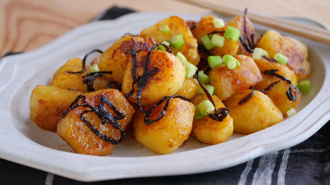 【じゃが芋の塩昆布バター】めちゃうま♡作り置きやお弁当にも♪Butter Potatoes with Kombu