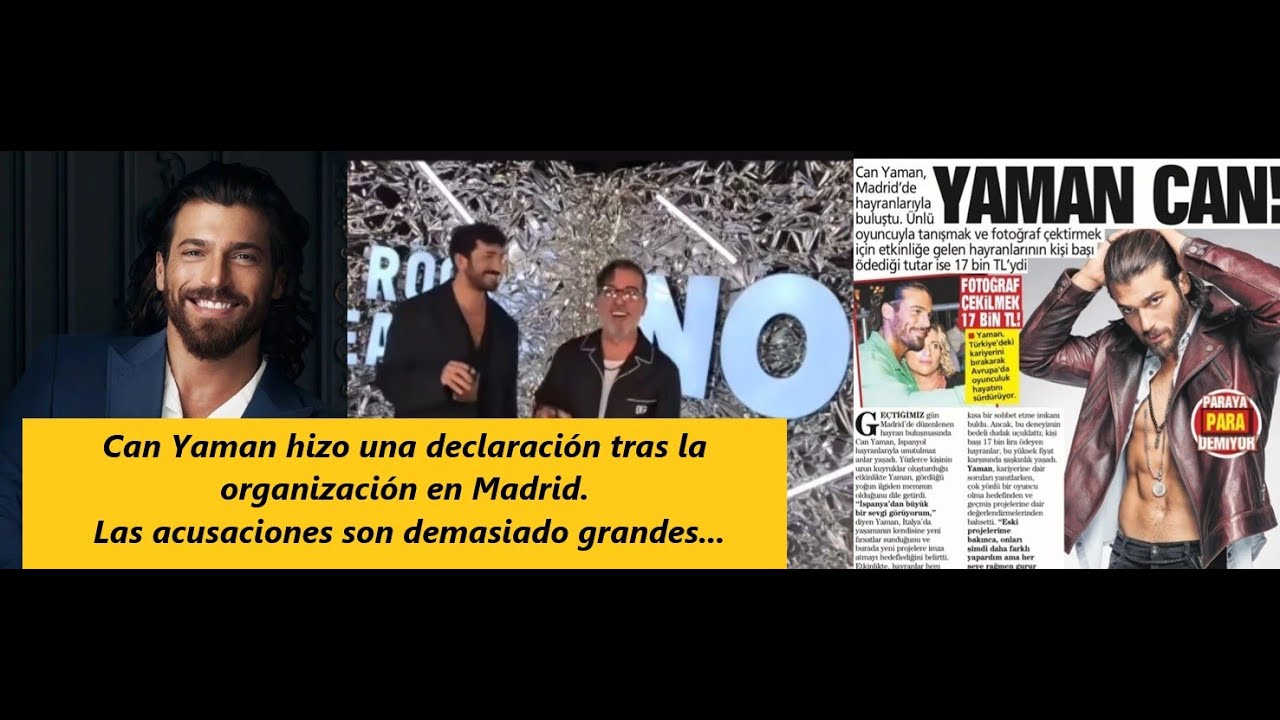 Джан Яман сделал заявление после организации в Мадриде.