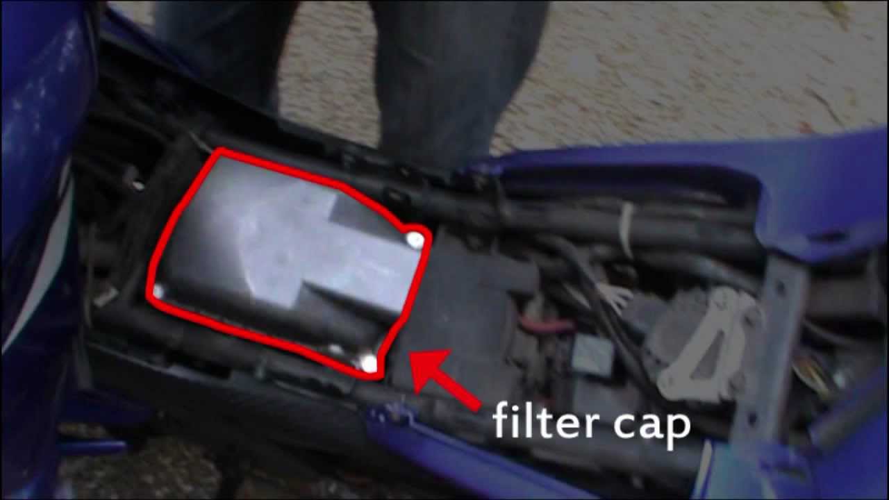 Yamaha YZF R15 ver 2.0 K&N YA-1208 replacement air filter Installation.mpg
