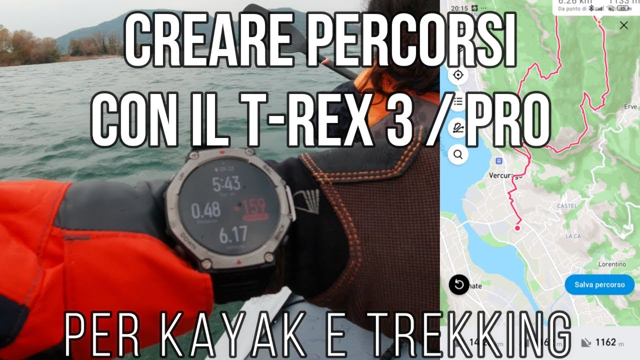  Creare Percorsi per Trekking e Kayak con l'App Zepp di T REX3 / PRO (GUIDA COMPLETA)