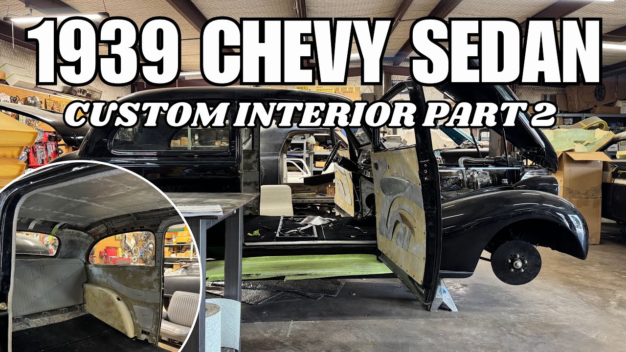 Custom Interior on a 1939 Chevy Part 2 | Upholstery Techniques