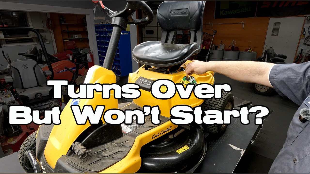 Cub Cadet CC30 H Turns Over But Won’t Start Full Diagnosis & Easy Fix to Get It Running Again!