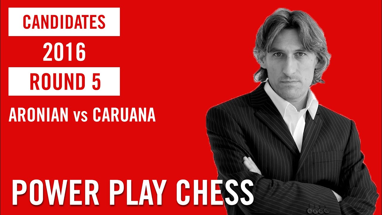 Candidates Moscow 2016 Round 5 Aronian vs  Caruana