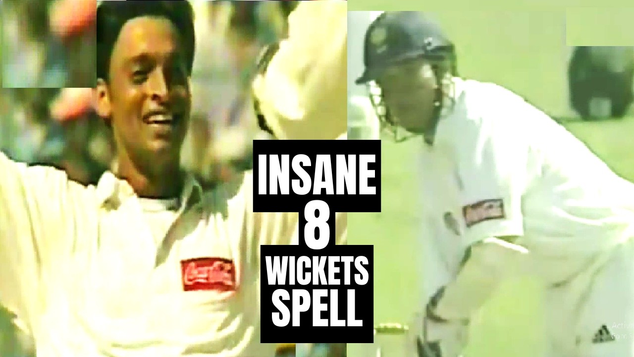 Shoaib Akhtar's Insane Reverse Swing Bowling | Pakistan vs India | Kolkata Test 1999