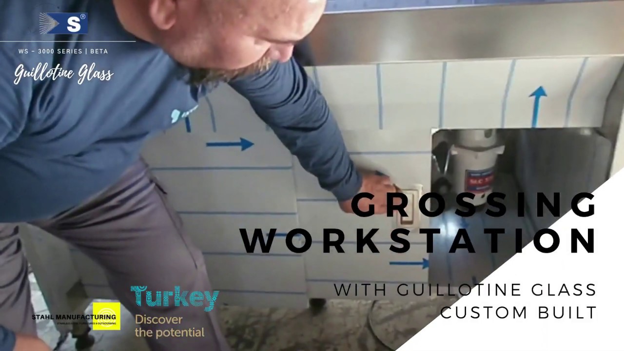 Grossing Workstation with Guillotine Glass | Pathology Laboratories | Stahlmed Laboratory Systems