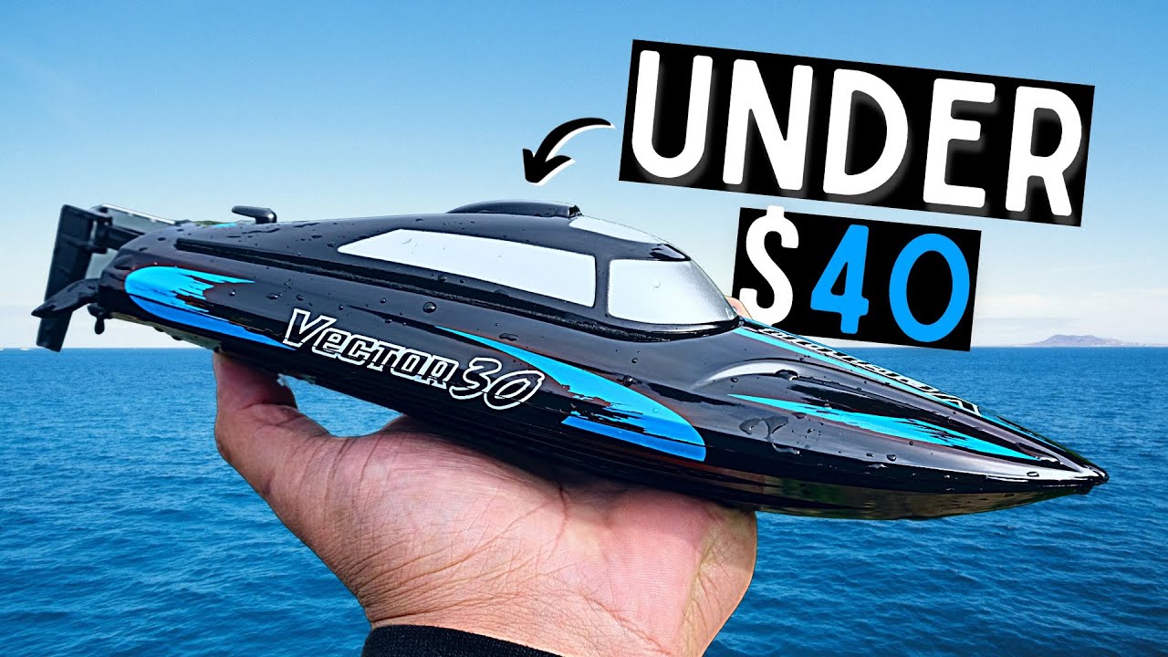 AWESOME Mini RC Boat under $40! - Volantex Vector 30