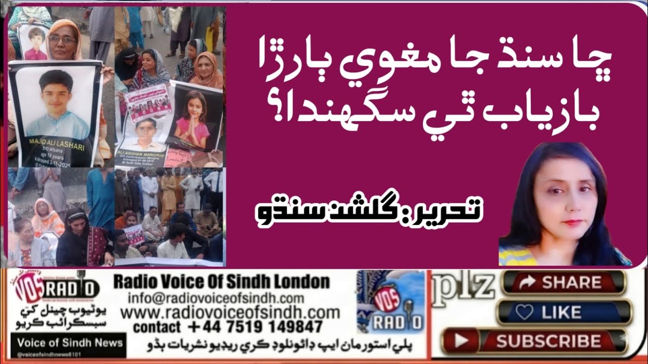 Can Sindh's Missing Children Be Recovered? Priya Kumari, Ujala Parveen & Justice | RVOS Podcast