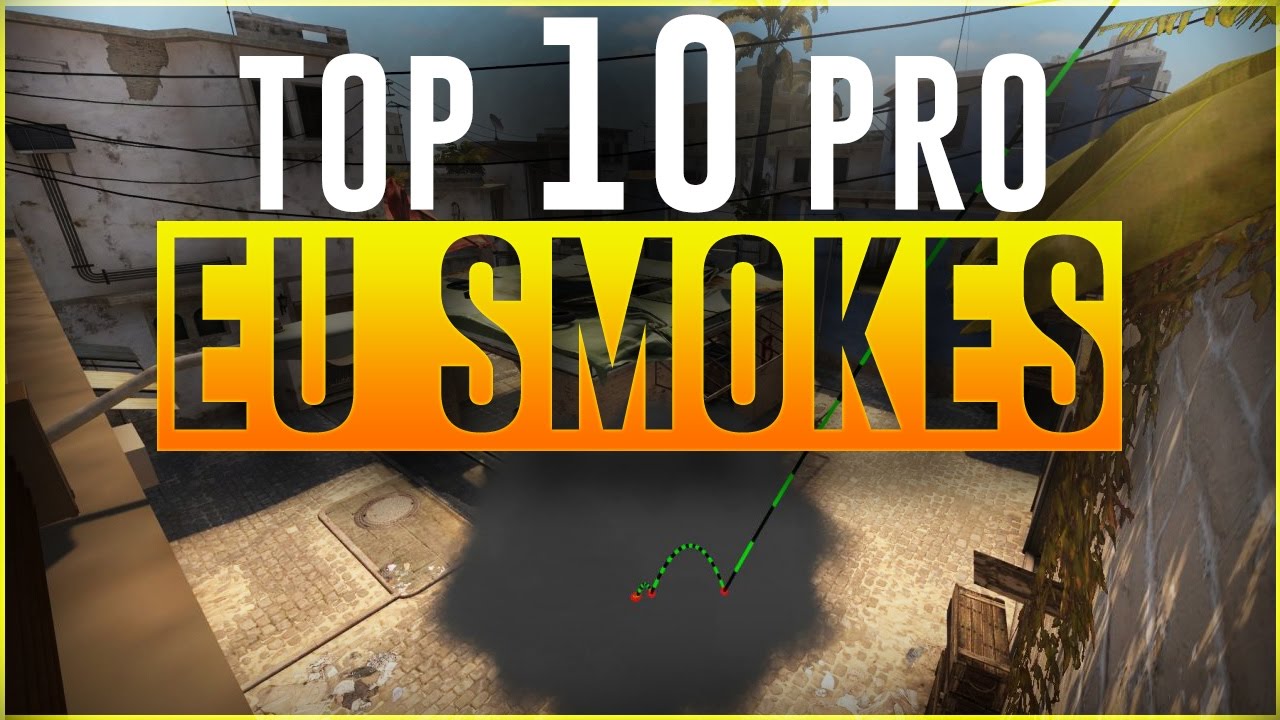 TOP 10 EU SMOKES by PRO CS:GO PLAYERS