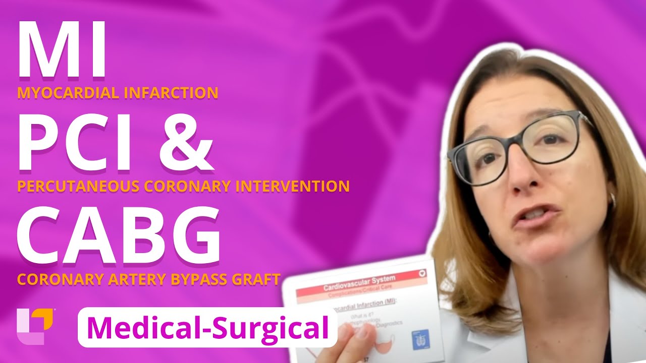 Myocardial Infarction, PCI & CABG - Medical-Surgical - Cardiovascular System | @LevelUpRN