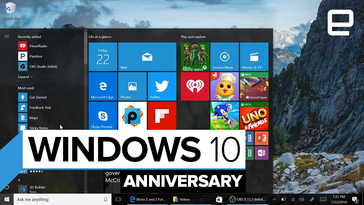 Windows 10's Anniversary Update: Hands on