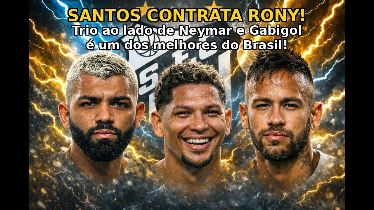 Santos acerta a contratação do atacante Rony