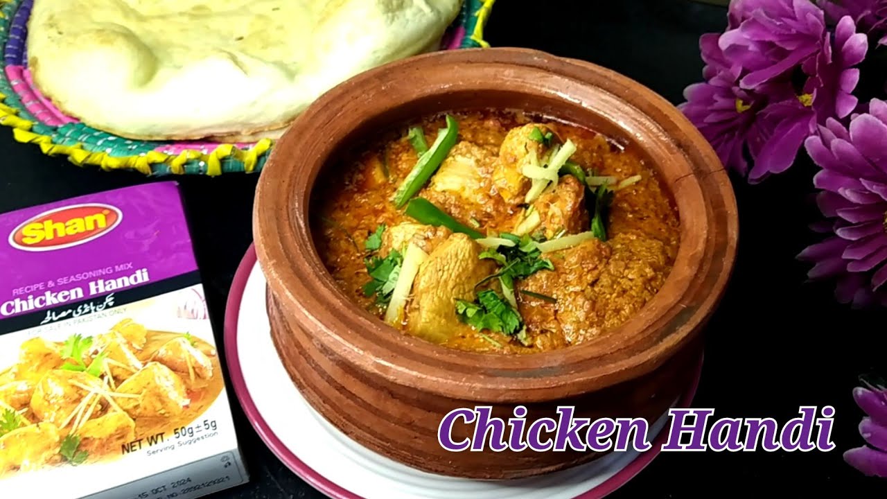 Mazedar CHICKEN HANDI RECIPE with Shan Chicken Handi Masala In My Style~  Chicken Recipe For Dinner