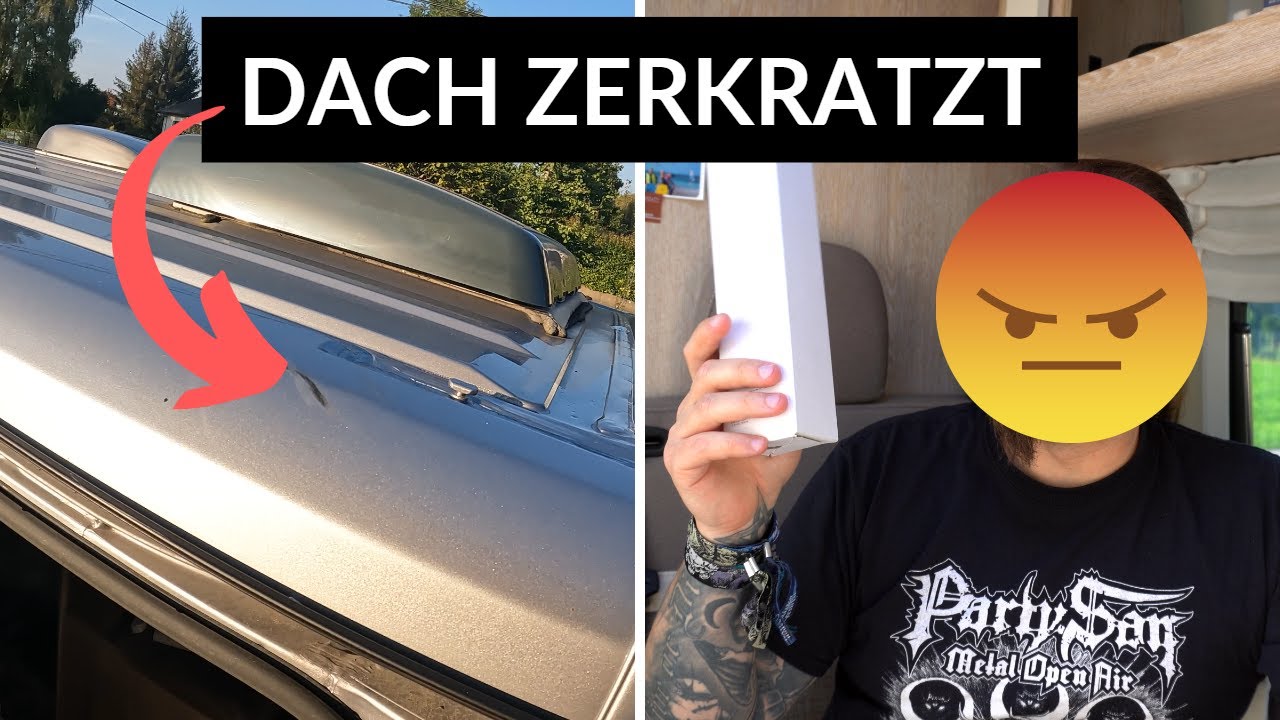 KRATZER am Kastenwagendach | Vermeiden mit Folie | Sonnensegel Befestigung | Markise unnötig