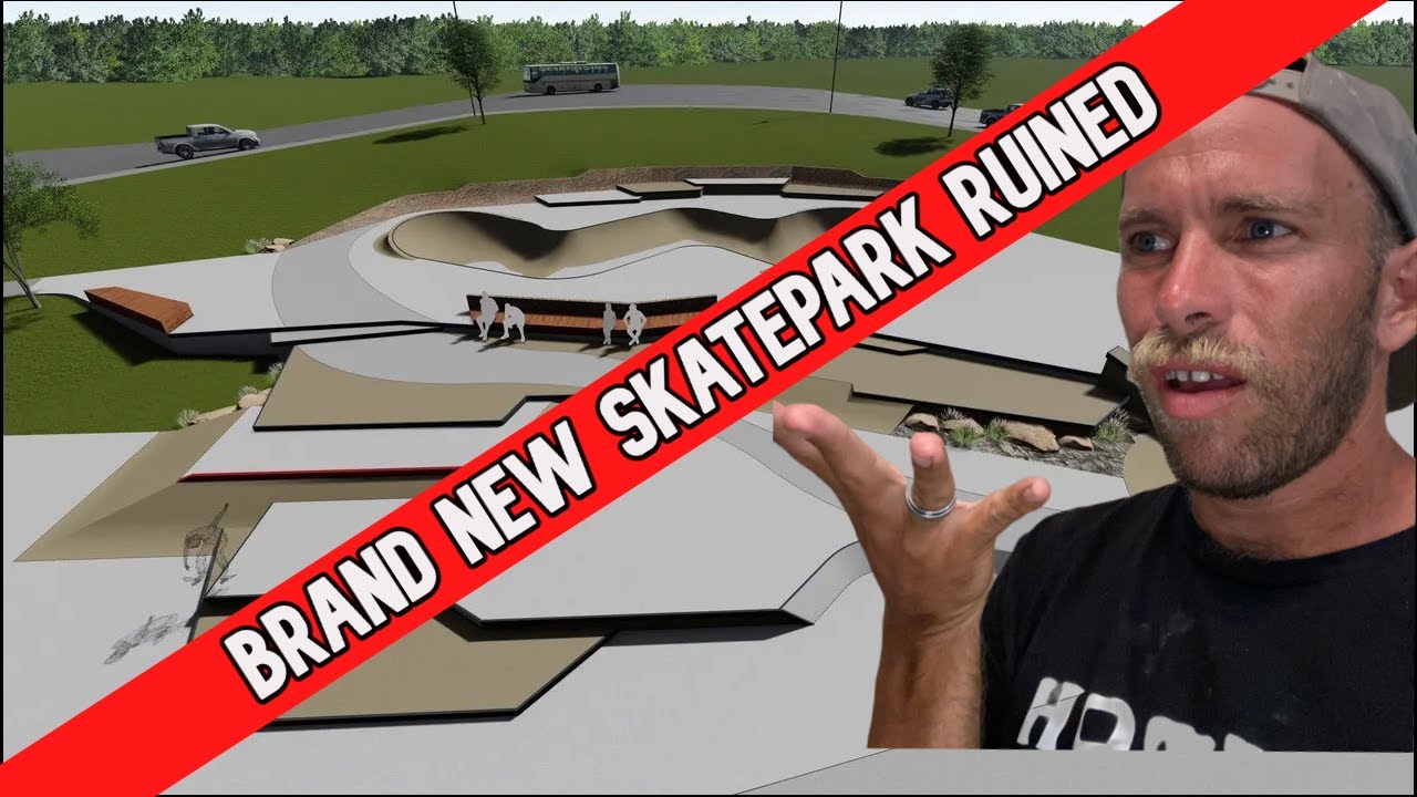 DUMB SKATERS RUIN BRAND NEW SKATEPARK