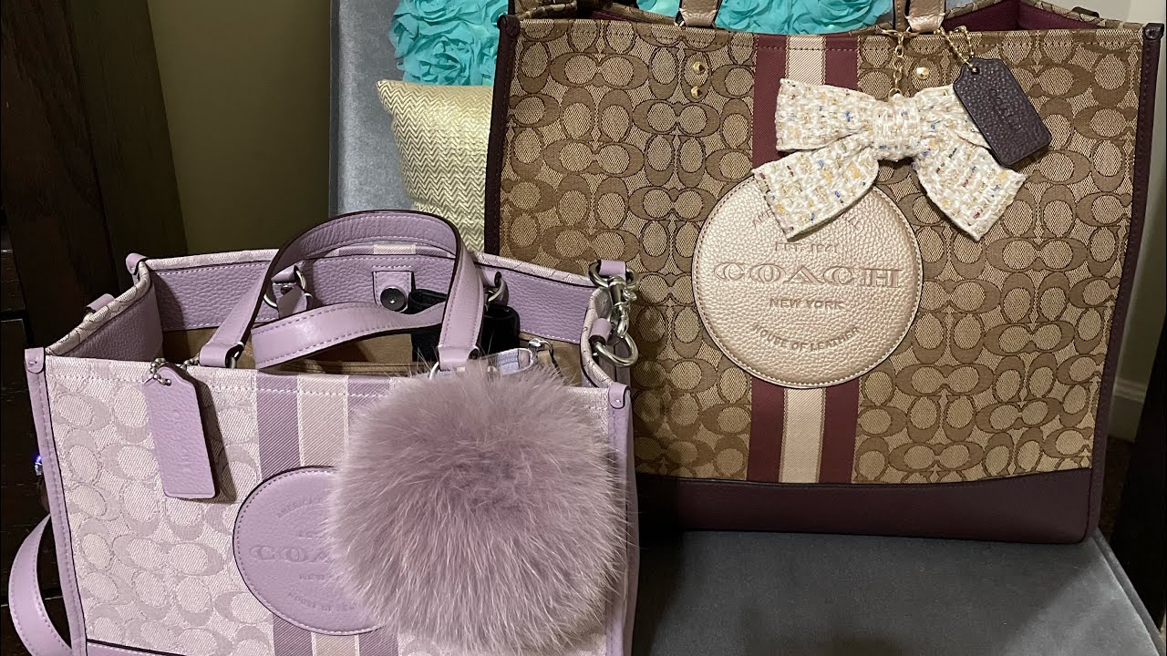 WIMB: COACH DEMPSEY CARRYALL & DEMPSEY 40!! COLLAB W/DAZZLEME77!!💃🏽💜