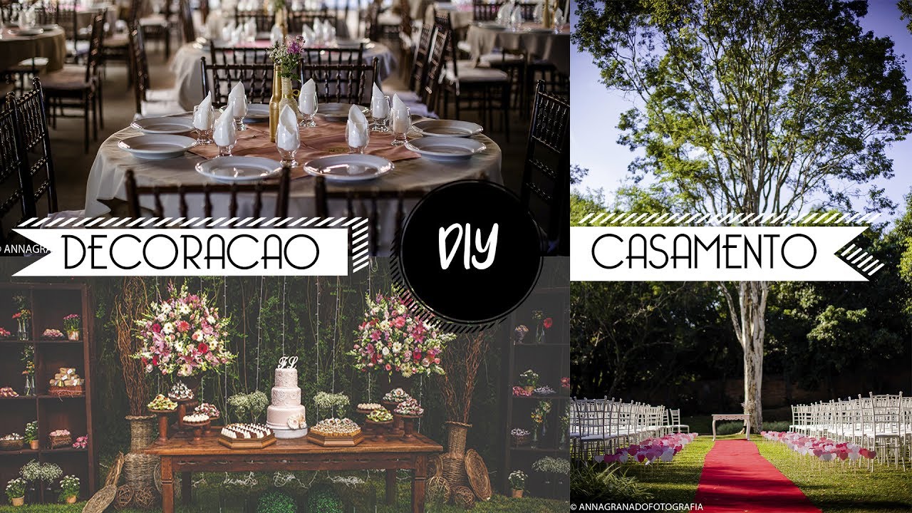 FACA VOCÊ MESMA DECORAÇÃO DE CASAMENTO (DIY) | Anna Granado