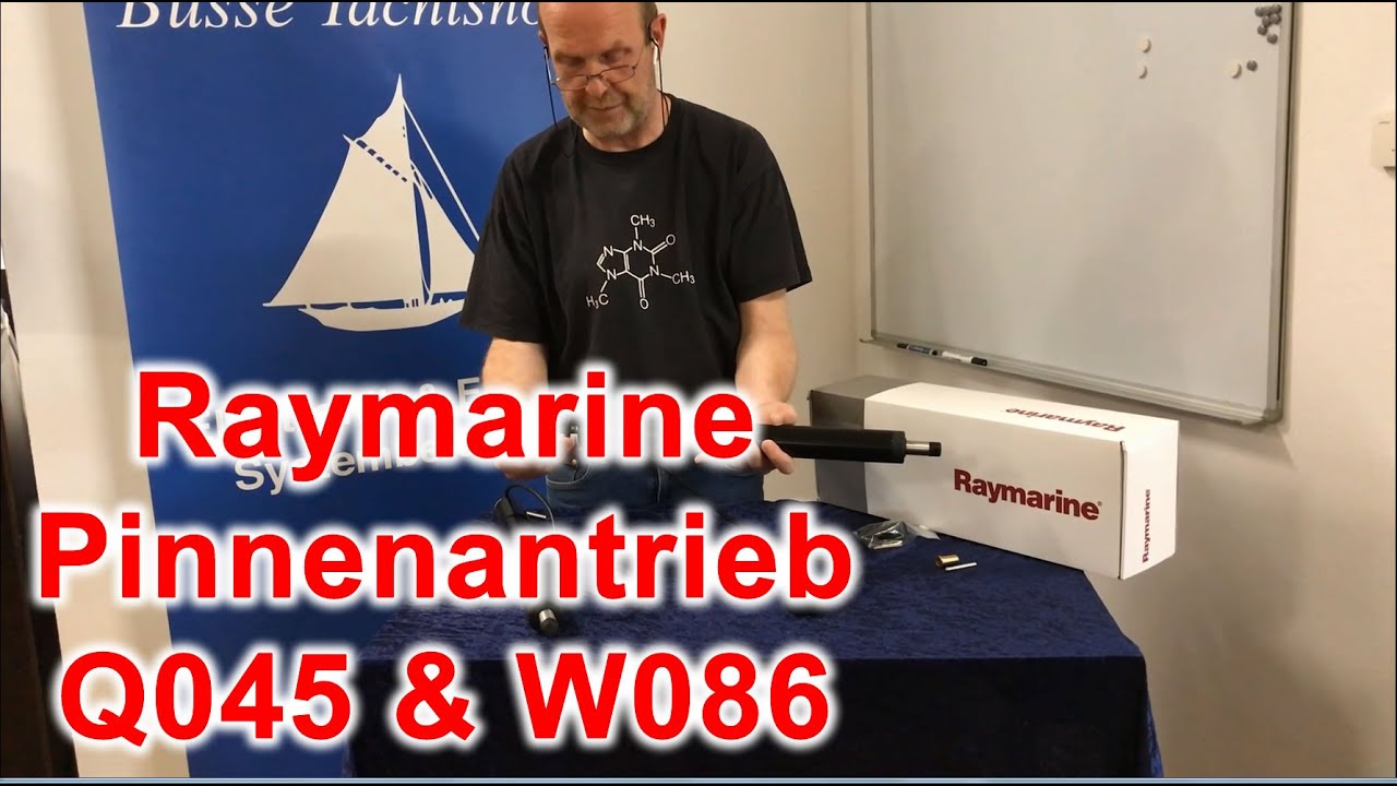 Raymarine Pinnenantrieb aus dem EV-100 Pinnenpiloten Set Q047 und die st&auml;rkere Version W086.
