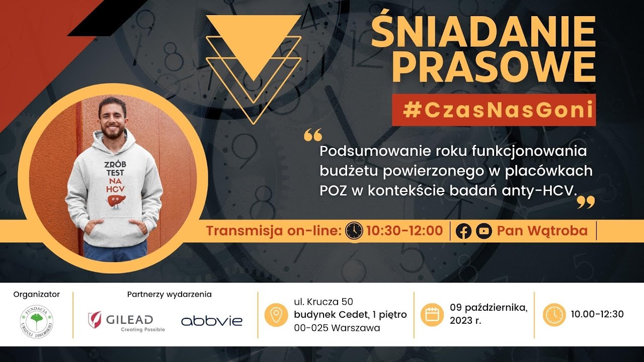 Śniadanie prasowe #CzasNasGoni - HCV | HBV