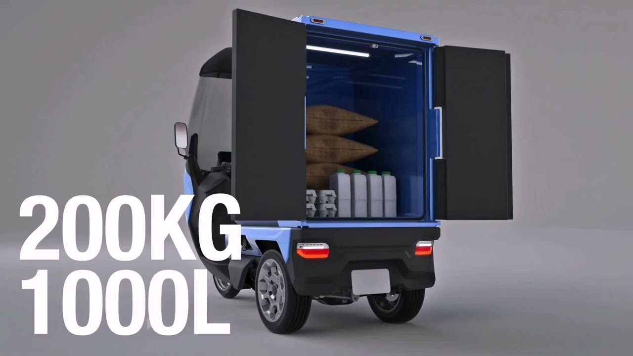 Balance Electric Cargo Tricycle Bike : Rap SEV & Rapide3 Gaius 平衡型物流电动三轮车