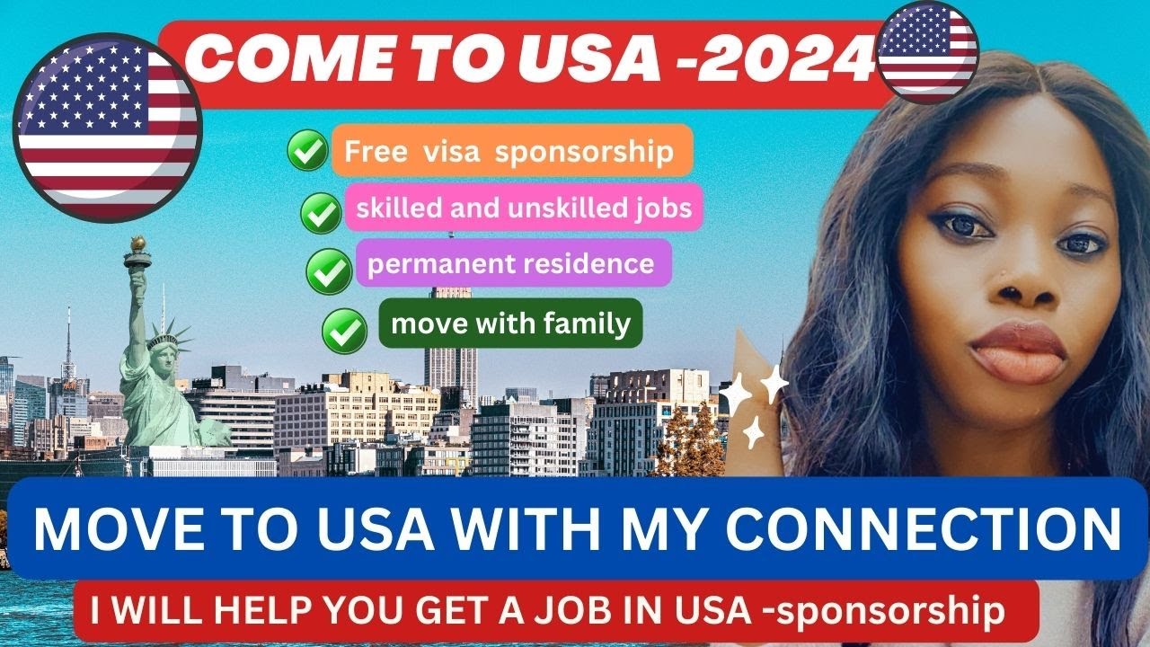 MOVE TO USA FOR FREE WITH MY CONNECTION - I WILL HELP YOU GET A VISA SPONSORSHIP JOB IN USA /hiring