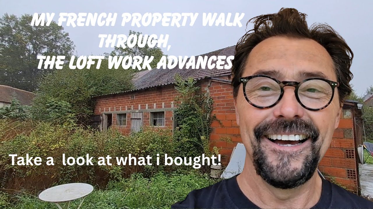 Property Walk: And Finishing the Hallway in Our French Farmhouse Restoration Loft Conversion!