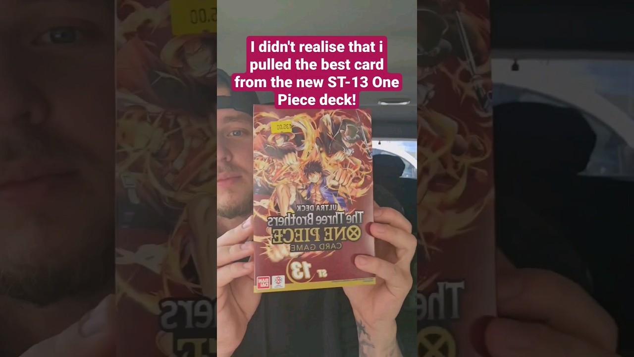 Unboxing the new One Piece starter deck and pulling the best card! ST-13 Opening! #onepiece