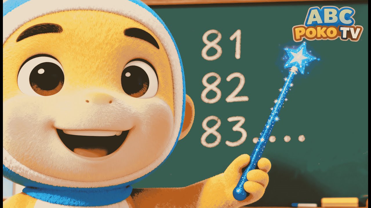 Counting Numbers 81-100 | Fun Learning Video for Toddlers